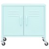 VidaXL Storage Cabinet Mint 23.6"x13.8"x22" Steel - 3 of 4