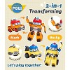 Robocar Poli 4" TRANSFORMING ROBOT - 2pcs (MARK, BUCKY), Emergency Vehicle Action Figures for Kids' Role Play Fun - 2 of 4