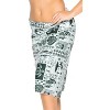 LA LEELA Women's Cover-Up Swimwear Wrap Vacation Swimsuit Long Bathing Suit Beachwear Bikinis Pareos Summer Sarong for Women One Size Green, Turtle - 3 of 4