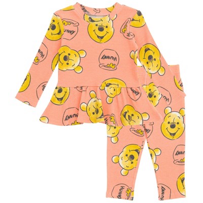Disney Minnie Mouse Winnie the Pooh The Aristocats Lilo & Stitch Stitch Peplum T-Shirt and Pants Newborn to Big Kid