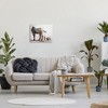 Stupell Industries Meerkats Painting Zebra Stripes Gallery Wrapped Canvas Wall Art - 2 of 3