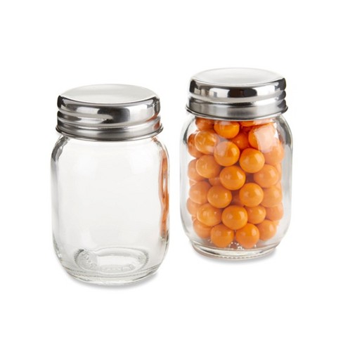 Joyjolt Wide Mason Jars With Airtight Lids, Labels And Measures - 8 Oz -  Set Of 6 : Target