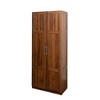 YOOCOZZ Kitchen Pantry Storage Cabinets with 2 Door and 3 Shelves-Walnut - 4 of 4