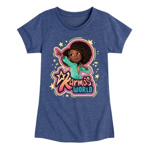 Girls' - Karma's World - Logo Fitted Short Sleeve Graphic T-Shirt - 1 of 4