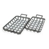 Cheung's Bram Set of 2 Rectangular Woven Themed Metal Trays - 3 of 4