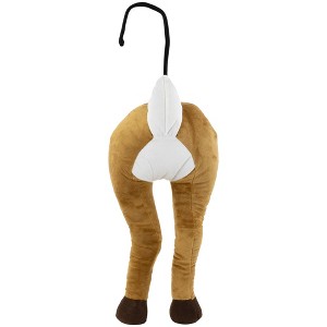 Northlight 20" Plush Hanging Reindeer Legs Christmas Decoration - 1 of 4