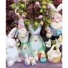 Boston International Easter Spring Table Décor Ceramic Salt & Pepper Shakers, Set of 2, Easter Bunny Gnome - 4 of 4