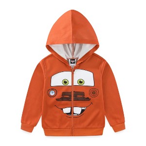 Disney Cars Mater Boys Full Zip Up Hoodie For Toddler And Big Kids - Size 2T - 1 of 4
