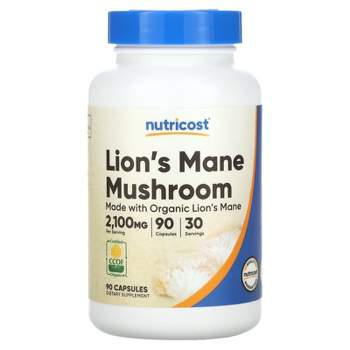 Nutricost Lion's Mane Mushroom, 2,100 mg, 90 Capsules (700 mg per Capsule)