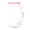 Unique Bargains Waterproofing with Hole Clear Self Sealing Bags 50 Pcs - 4 of 4