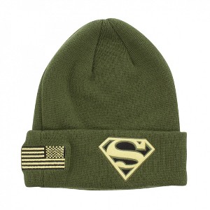 Adult Superman Salute to Service New Era Cuffed Knit Beanie - 1 of 2