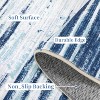Nasitip Washable Area Rugs, Home Decor Carpet, Non Slip Striped Entryway Rug, Stain Resistant Soft Kitchen Rug - 2 of 4