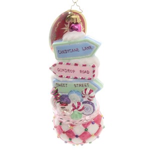 Christopher Radko 6.5 Inch Sweet Street Treats Ornament Candy Confections Tree Ornaments - 1 of 3
