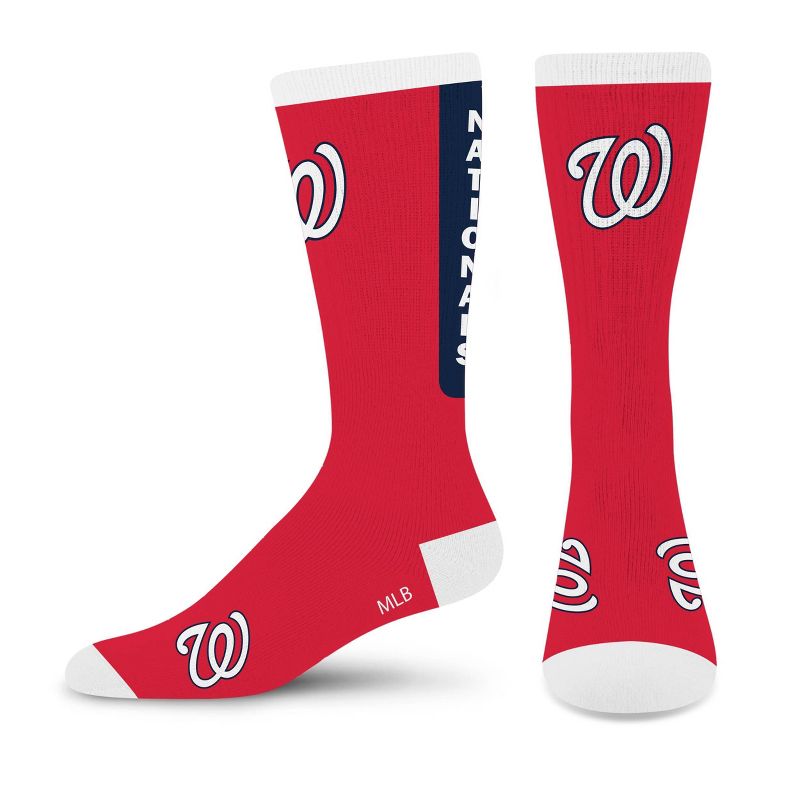 MLB Washington Nationals Large Crew Socks, 1 of 4
