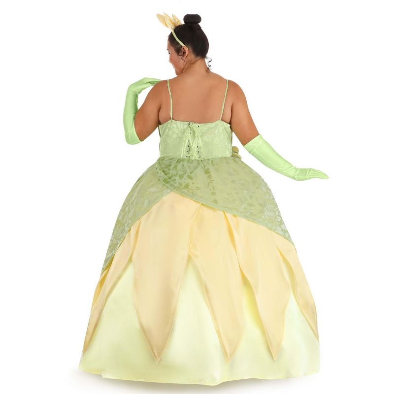 HalloweenCostumes.com Women's Plus Size Deluxe Disney Princess and the Frog Tiana Costume., 2 of 11