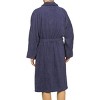 100% Cotton Ultra-Soft Terry Adult Unisex Lightweight Luxury Bathrobe by Blue Nile Mills - 3 of 4