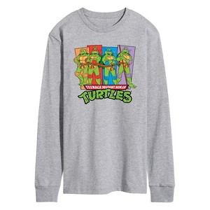 Men's - Teenage Mutant Ninja Turtles - TMNT Group Long Sleeve Graphic T-Shirt - 1 of 4