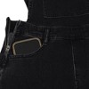 Anna-Kaci Women's Flare Overalls Fashion Jumpsuits Retro Bell Bottom Jeans Skinny Denim Overalls - 4 of 4
