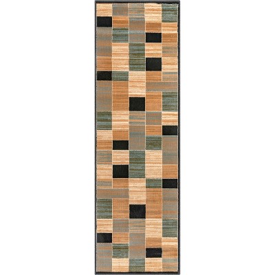Well Woven Estella Geometric Boxes Area Rug