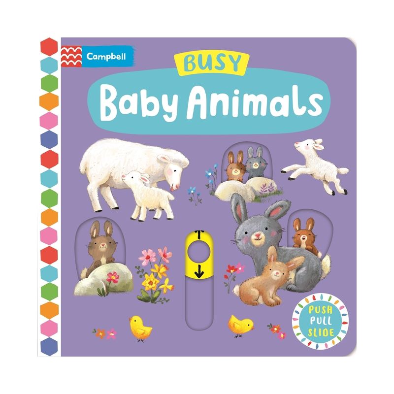 Busy Baby Animals - (Busy Books) by  Campbell Books (Board Book), 1 of 2