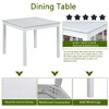 Kumasinova 5-Piece Counter Height Dining Set, Wooden Kitchen Table with Acrylic Crystal Trim & 4 Upholstered Chairs, Table Set, Dining Chairs Set - 2 of 4