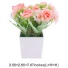 Unique Bargains Artificial Plants Spring Flower Plastic 2.95"x2.95"x7.87" 1 Pc - 3 of 4
