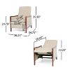 NicBex Recliner Chair Recliner Living Room Chair Lounge ChairComfy Chair for Living Room, Reading Room - 3 of 4
