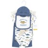 Hudson Baby Infant Boy Cotton Layette Set, Strong Like Daddy Dino - 2 of 4