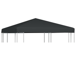 vidaXL Gazebo Top Cover Grey Polyester with PVC coating 9.8 x 9.8 ft - 1 of 4
