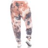 Women's Plus Size Tie Dye Harem Pants - White Mark - 3 of 3
