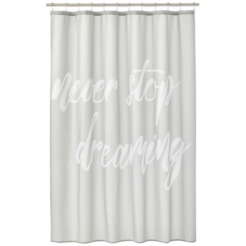 Dreaming Fabric Shower Curtain 72, Target Black Fabric Shower Curtain