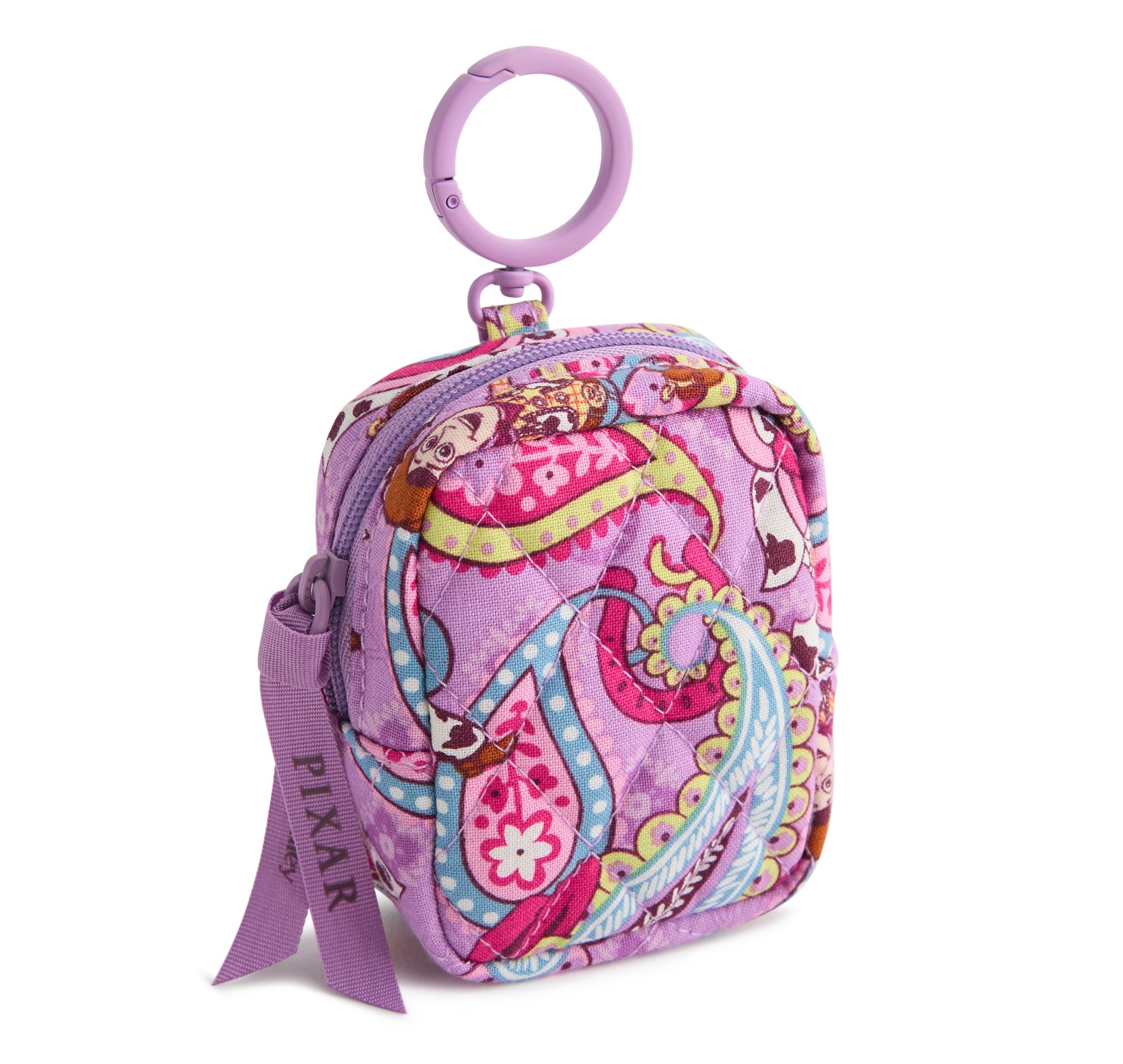 Vera Bradley Women's Outlet Disney Pixar Cotton Large Essential Earbud Bag Charm