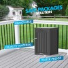 Dolonm 48 Gallon Secure Package Drop Box - Locking Lid, Anti-Theft Weatherproof Parcel Safe,for Porch Security - 4 of 4