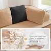 77.2" Teddy Fabric No Assembly  32D High Density sponge Boneless Sofa,Fluffy Comfy Couch with double Chaises,Sleeper sofa for Living Room,White - 4 of 4