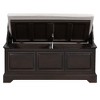 NicBex Storage Bench Modern Wooden Shoe Bench with Open Shelves, Curved Side Panels and Cushion for Mudroom, Entryway - 3 of 4