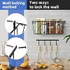 Simple Trending 8 Pack Spice Rack with 8 Hooks For Kitchen, Wall Mount Hanging Spice Organizer For Holds 192 Spice Jars,Bathroom or Pantry Door - 3 of 4