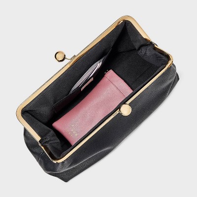 A New Day Kiss Lock Clutch Bag - A New Day™ Black — фото 4
