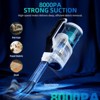 HONGGE Cordless Handheld Vacuum Cleaner 8000Pa Strong Suction, Washable HEPA Filter, Type-C Fast Charging, for Car & Home Cleaning - 2 of 4