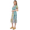 Parker and Rowe | Faux Wrap Dress with Puff Sleeve - 3 of 3