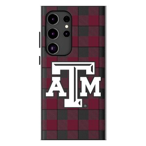 NCAA SEC Universities Plaid MagSafe Compatible Cell Phone Case for Samsung Galaxy - 1 of 4