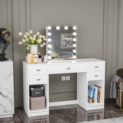 Makeup vanity discount with lights target