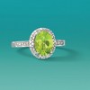 Ross-Simons 1.90 Carat Peridot and Diamond-Accented Ring in Sterling Silver - 4 of 4