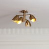 VidaLite Splay 4-Light Flush Mount Brass - 2 of 4