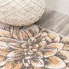 Giglio Modern Botanical Flower Area Rug - JONATHAN Y - 3 of 4