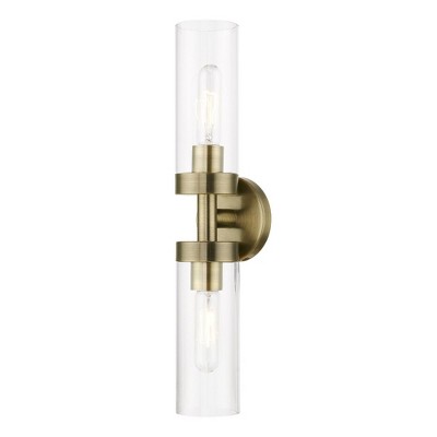 Livex Lighting Ludlow 2 - Light Vanity in  Antique Brass
