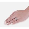 Pompeii3 1 7/8 ct Halo Vintage Diamond Eco Friendly Lab Created Engagement Ring 14k Gold - 3 of 4