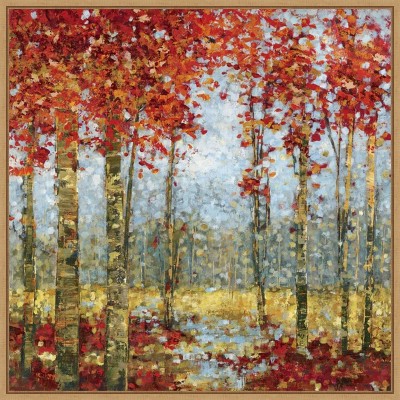 Amanti Art Into the Forest II by Carmen Dolce Canvas Wall Art Print Framed 22 x 22-in.
