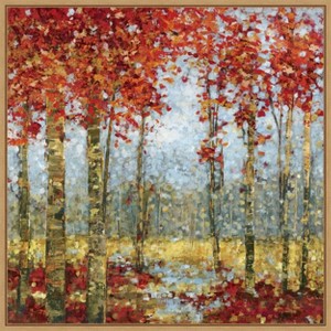 Amanti Art Into the Forest II by Carmen Dolce Canvas Wall Art Print Framed 22 x 22-in. - 1 of 4