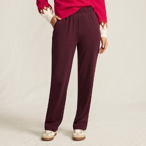 Lands' End Women's Sport Knit High Rise Pants - 1 of 4