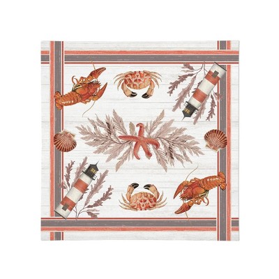 Seafood Shack Marine Life Cotton Napkin Set